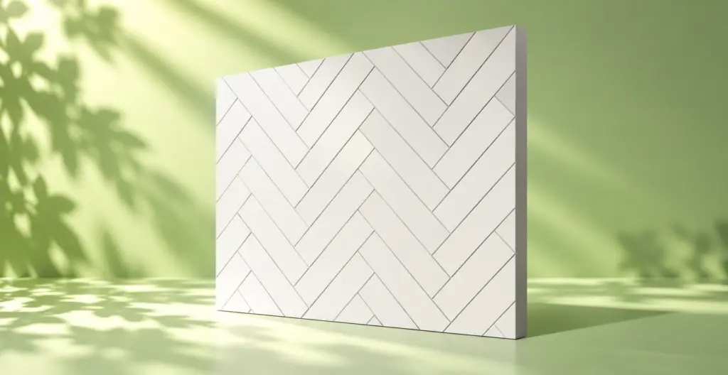 GV Panel Herringbone White