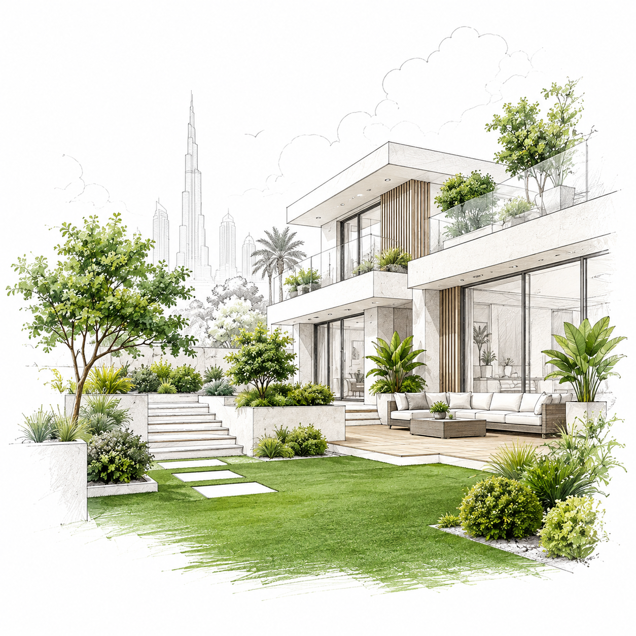 Commercial artificial grass